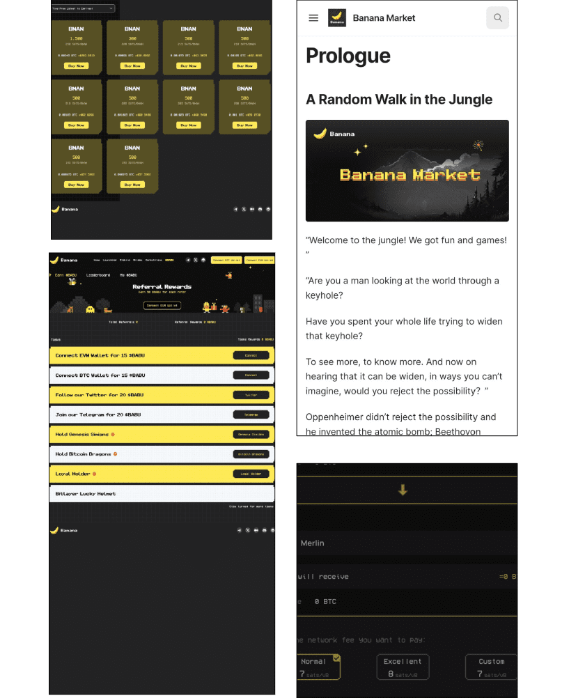 Banana project approach & result