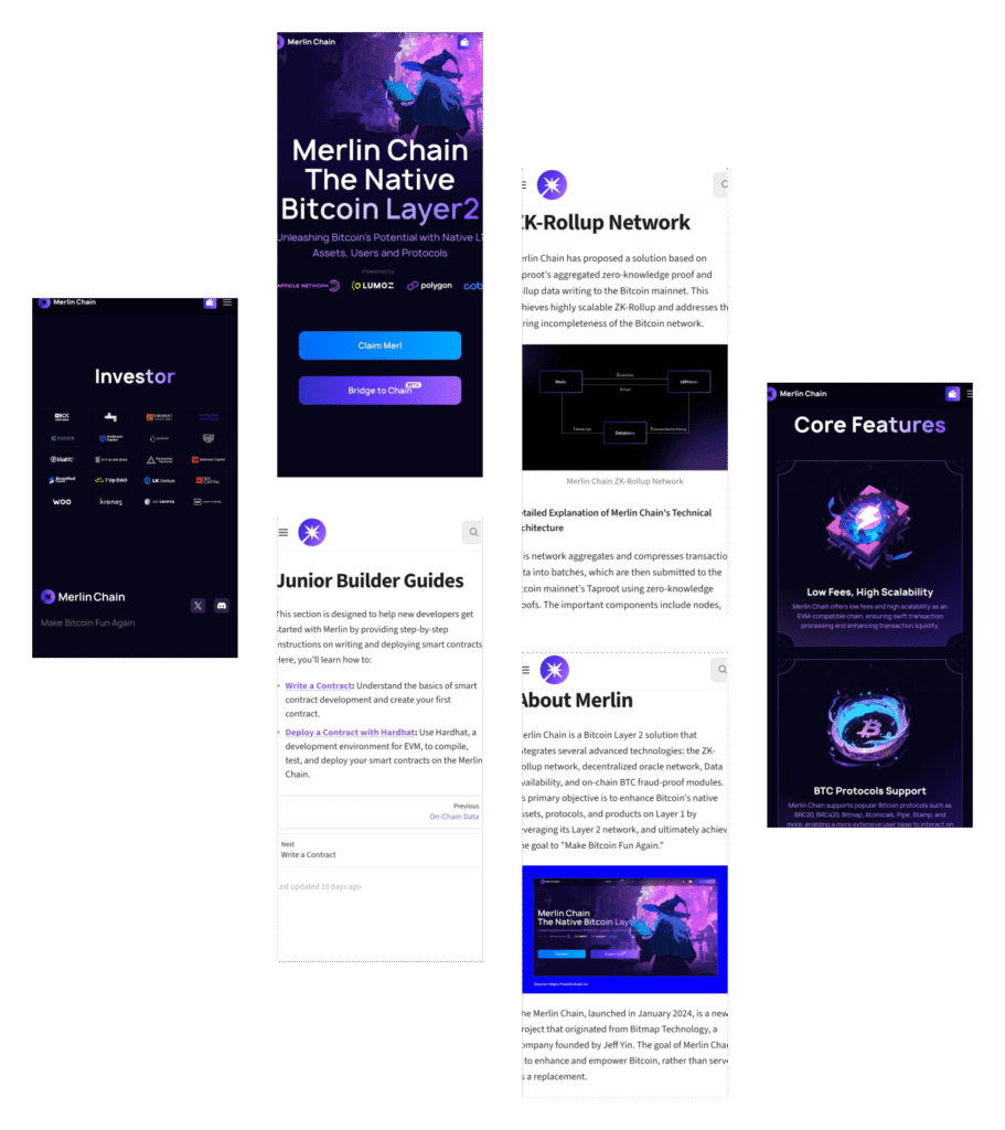 merlin chain token development