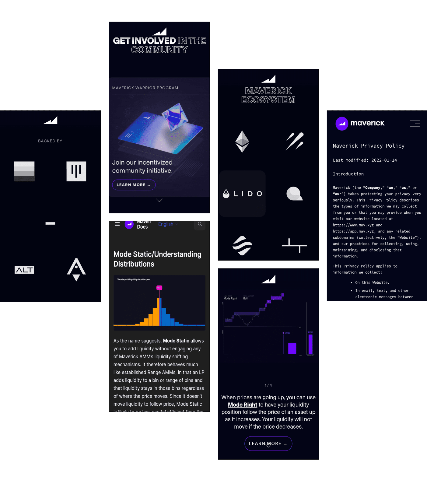 Maverick blockchain development