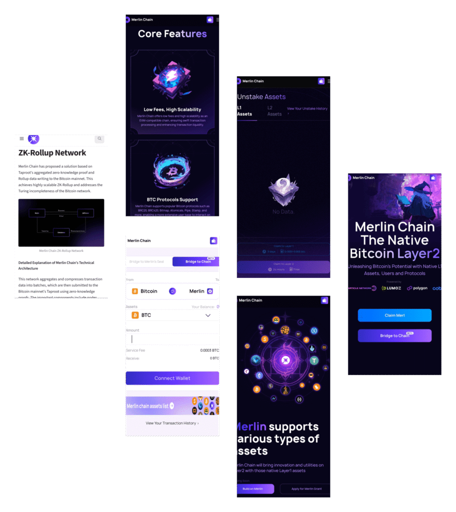 Merlinchain blockchain development