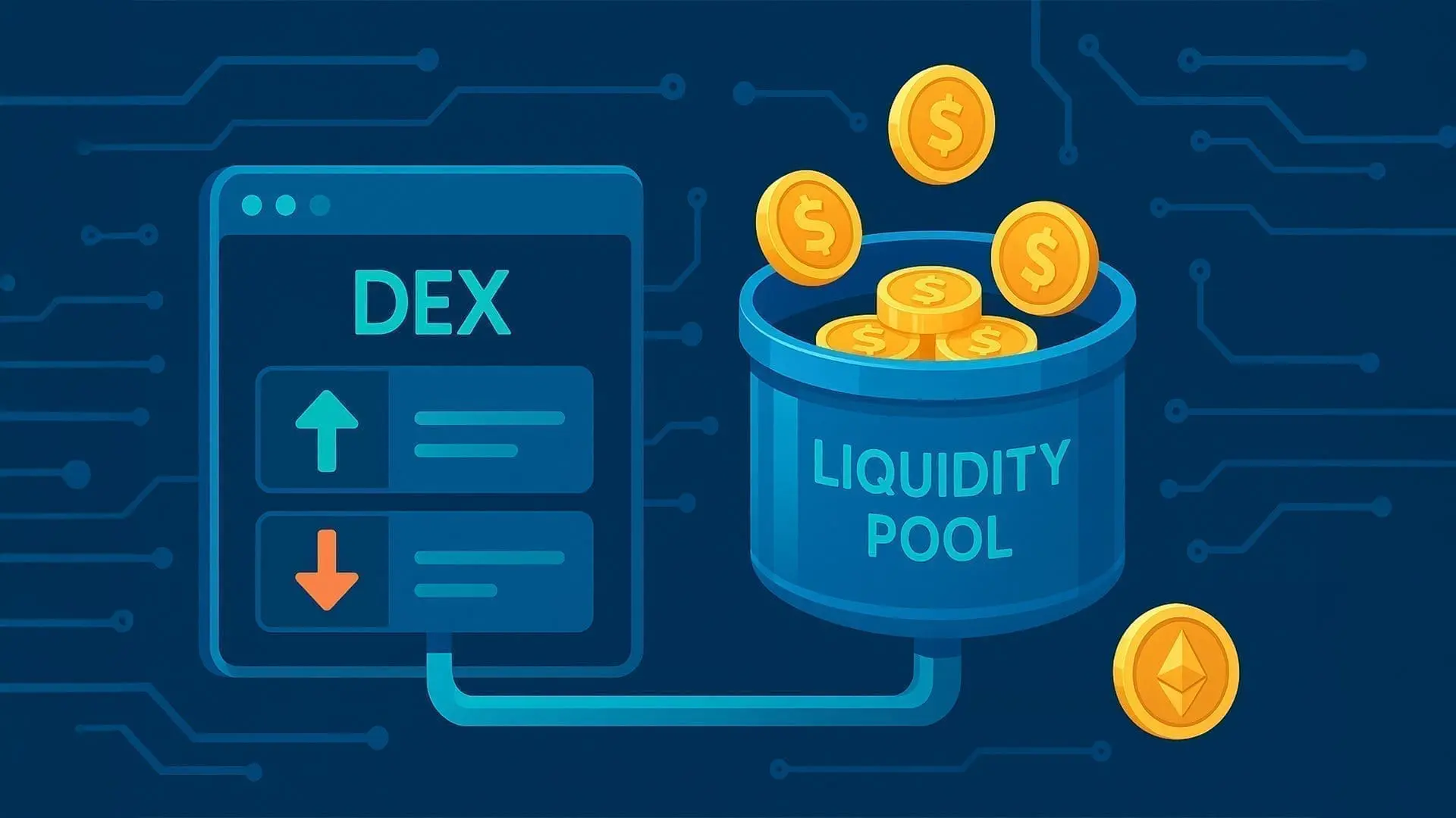 How Do Locked Funds in Liquidity Pools Help DEX