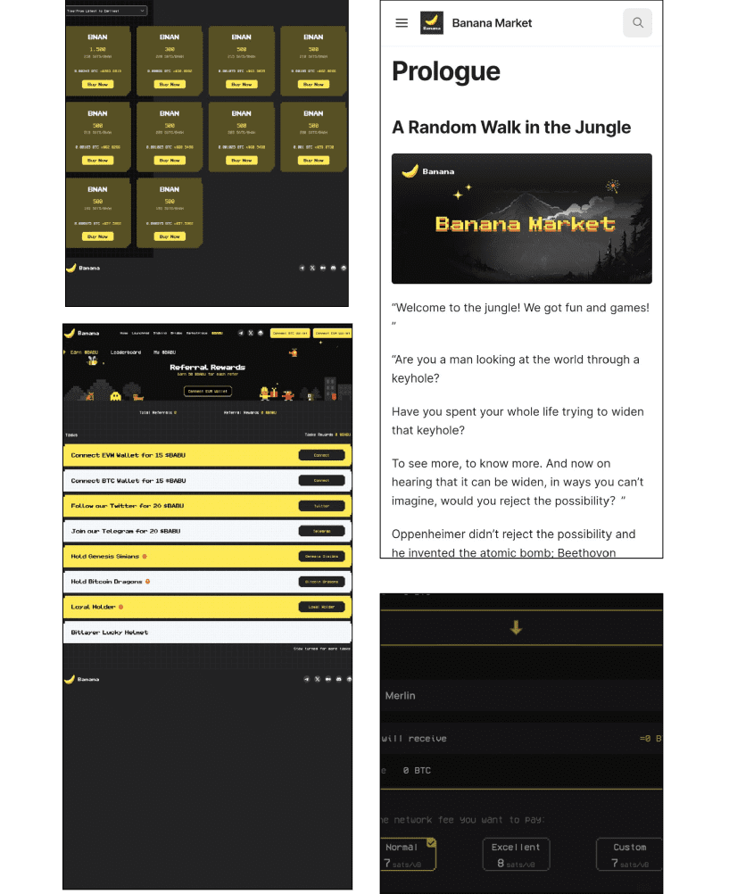 Banana project approach & result