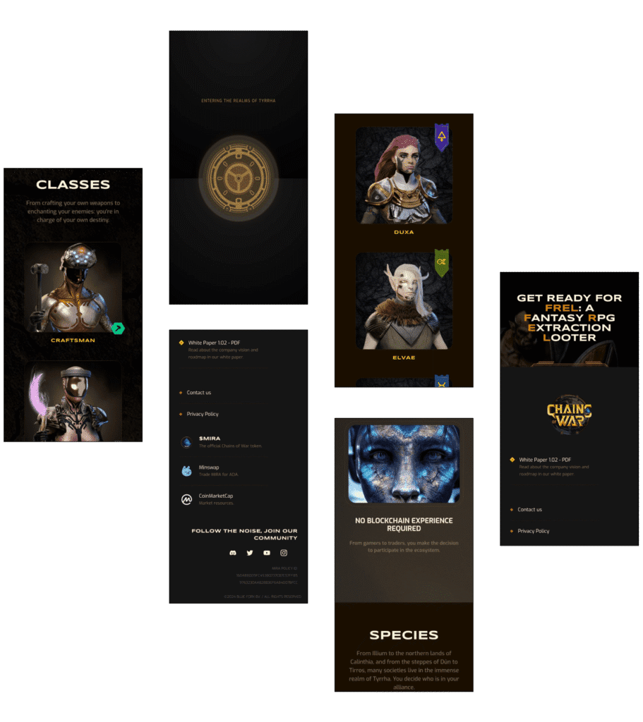Chains of War Development More Screens