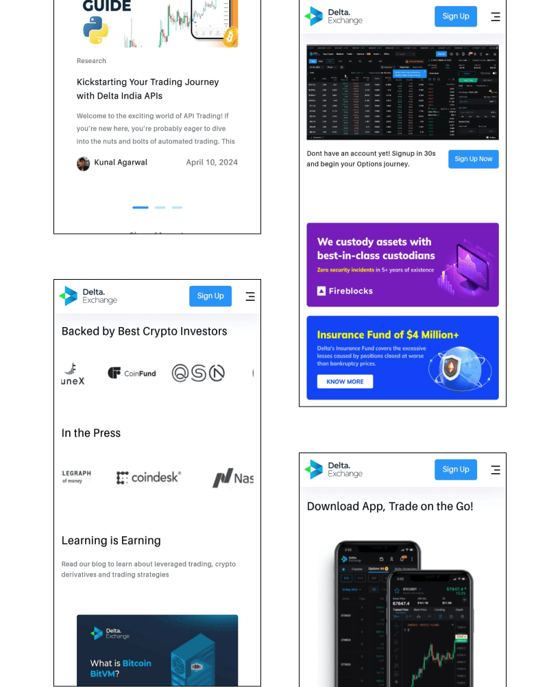 Delta Exchange Challenges