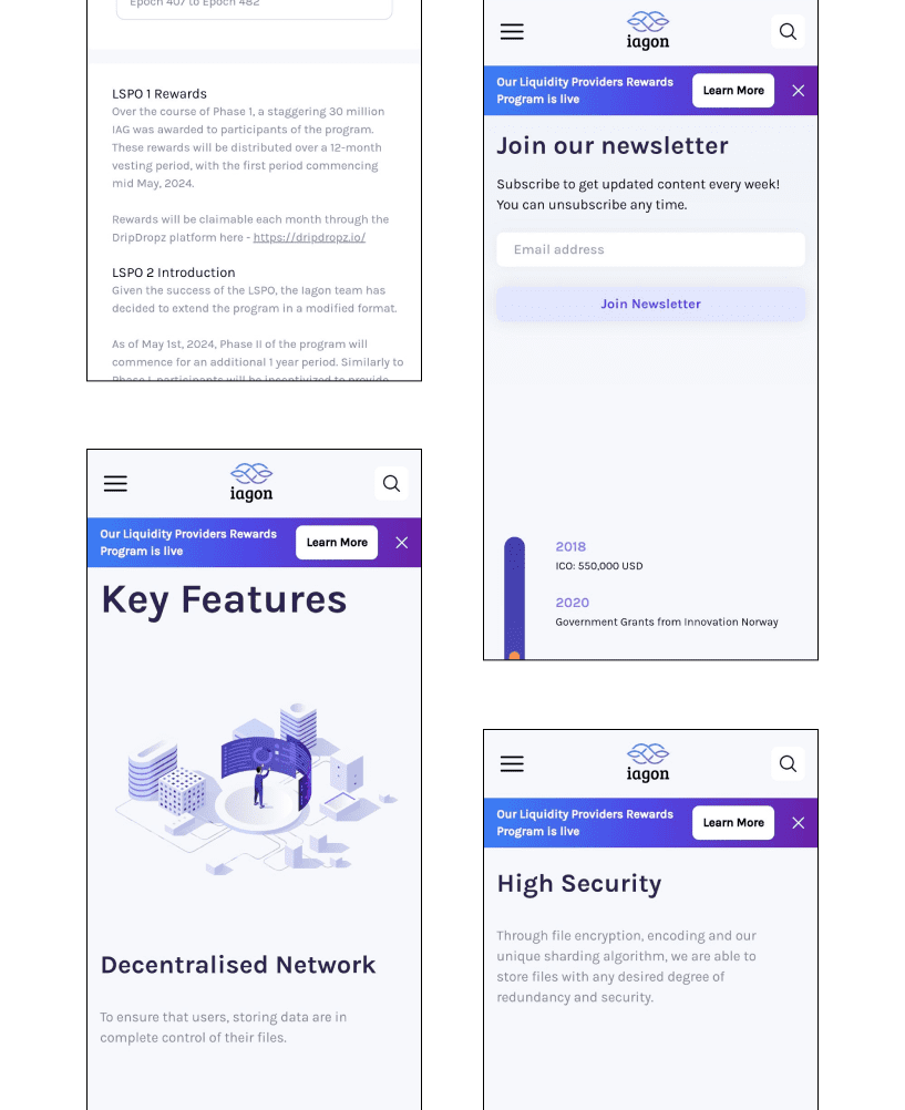 Iagon Project Approach Results