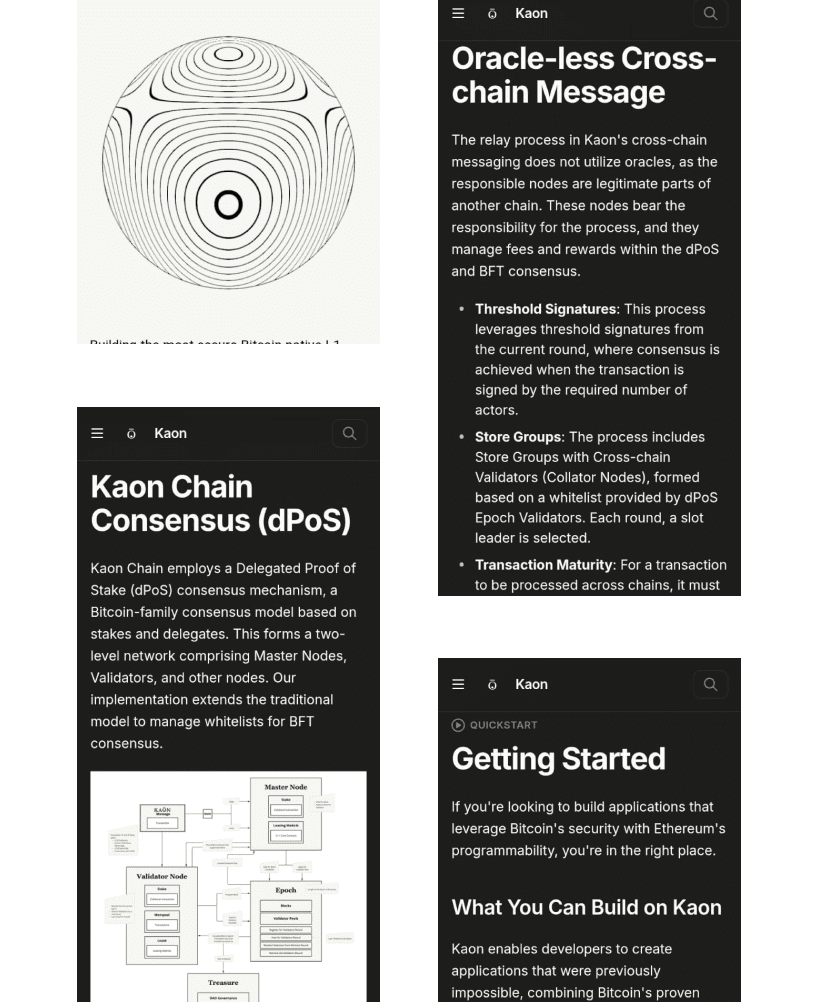kaon project approch