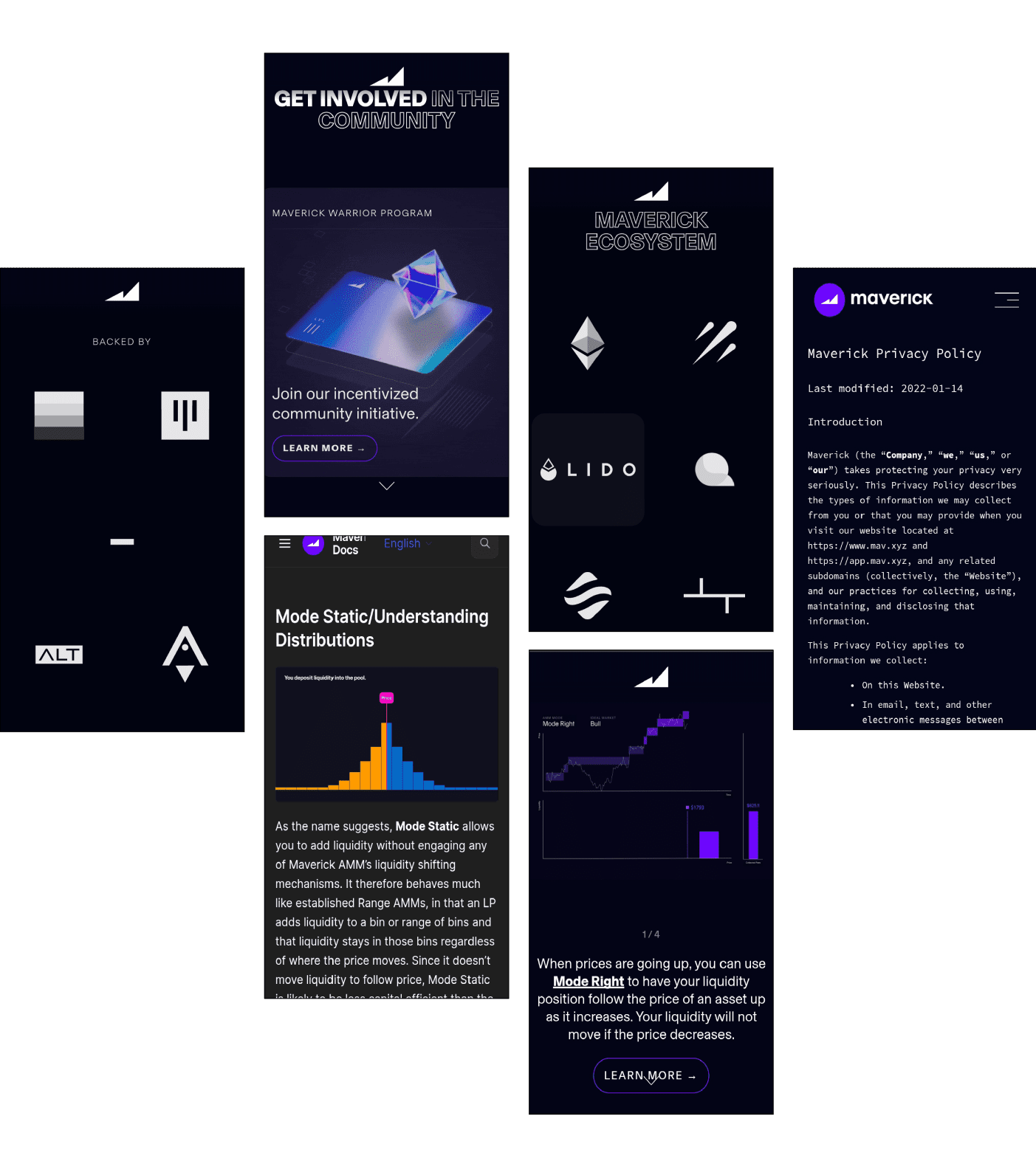 Maverick token development