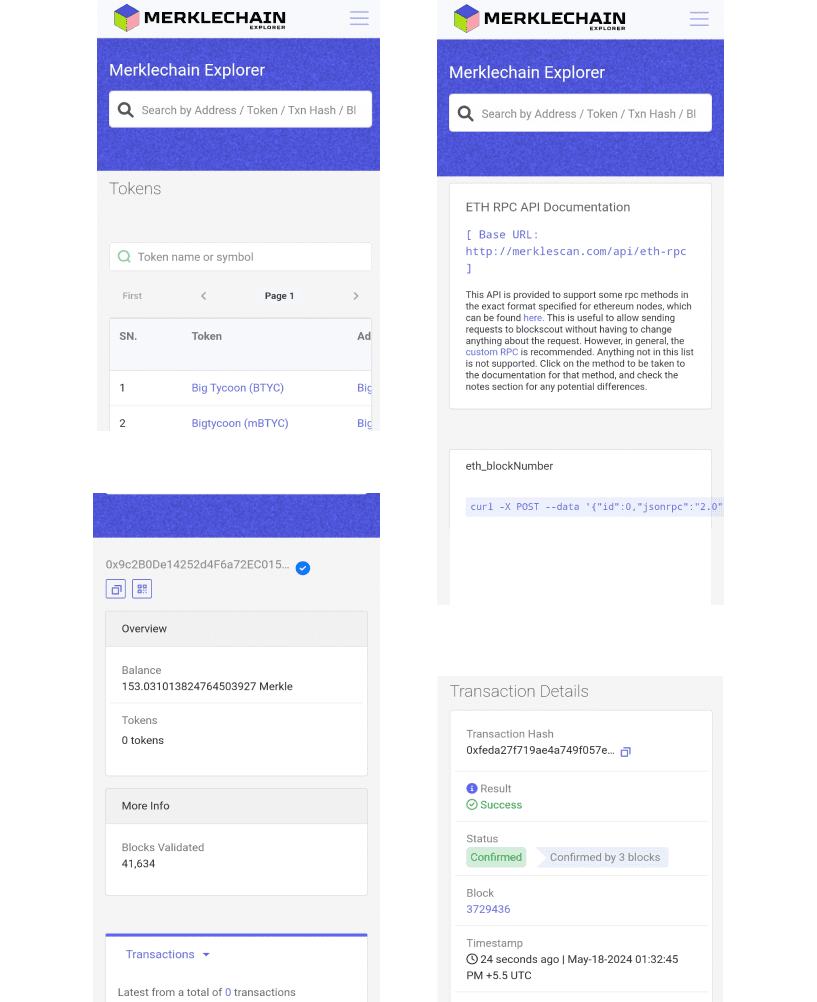Merklechain Challenges