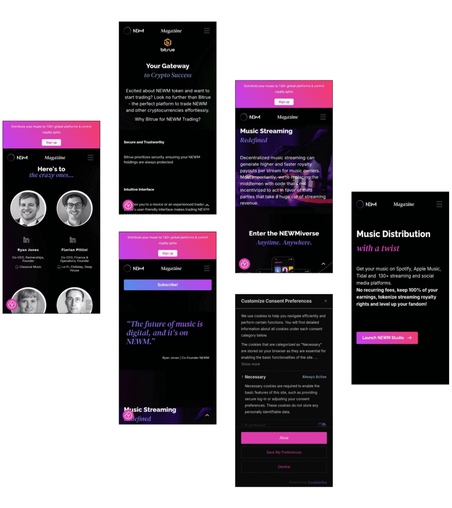 newm-decentralized-music-development NEWM Decentralized Development