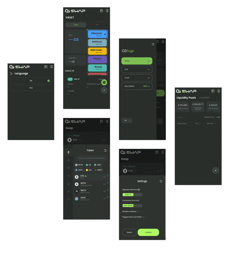 O3 Swap More Screen