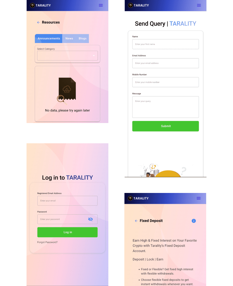 Tarality Challenges