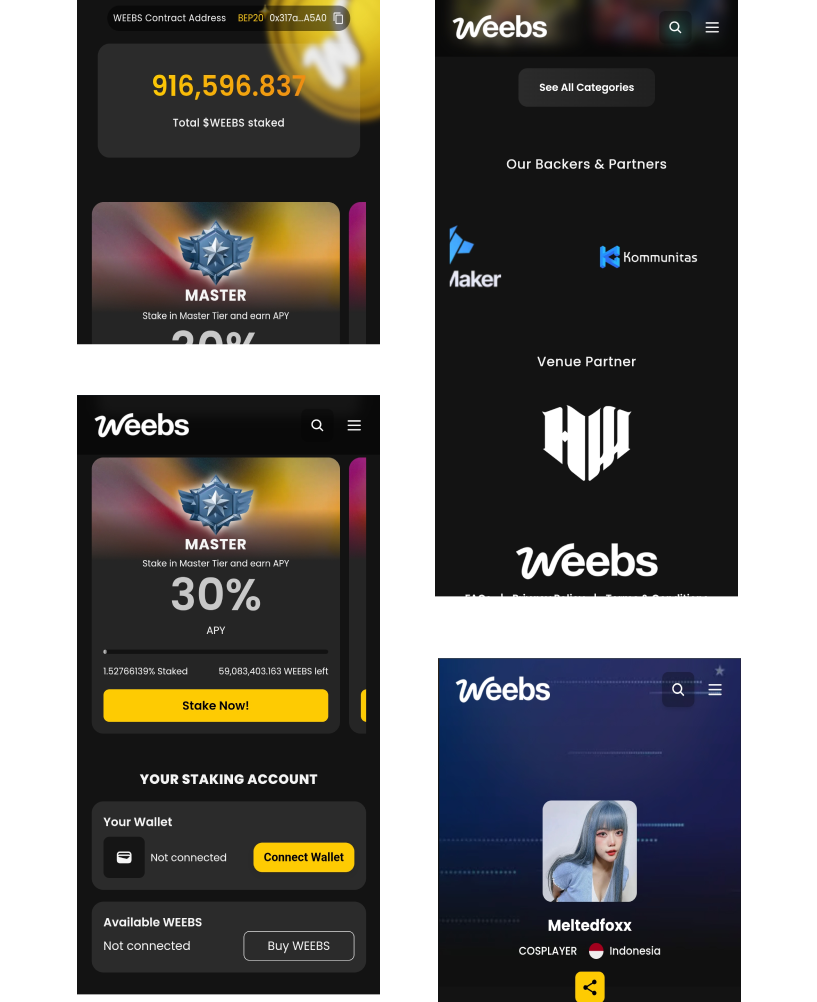 Weebs.App Project Approach result