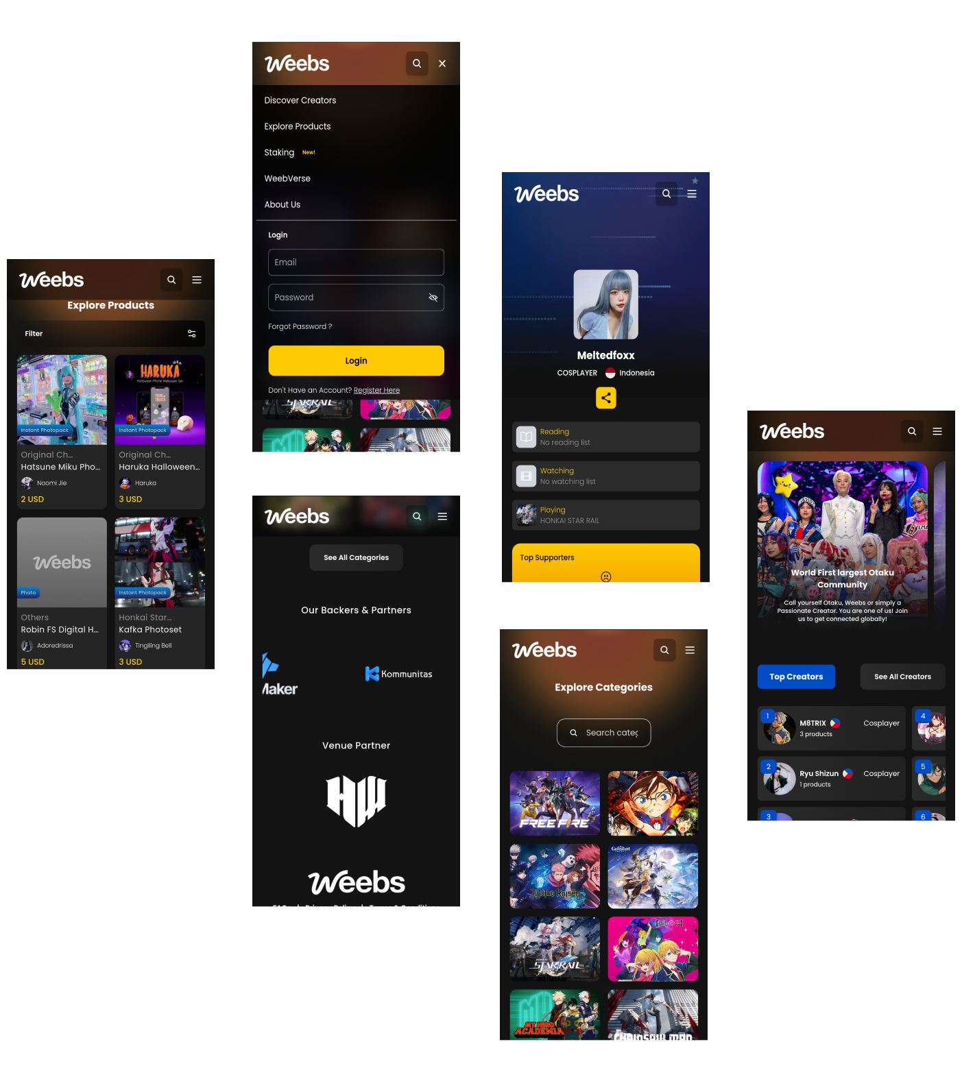 Weebverse Developement