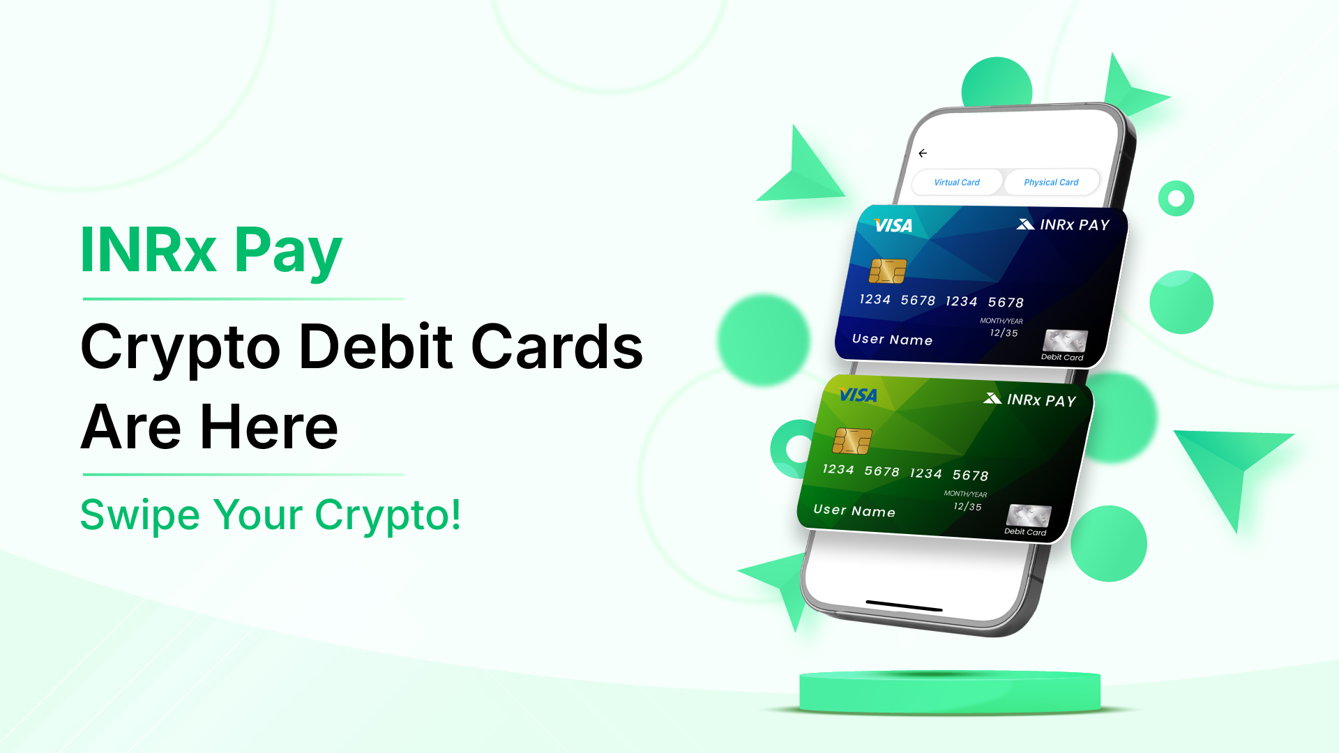 INRx Pay Crypto Debit Cards Are Here – Swipe Your Crypto!