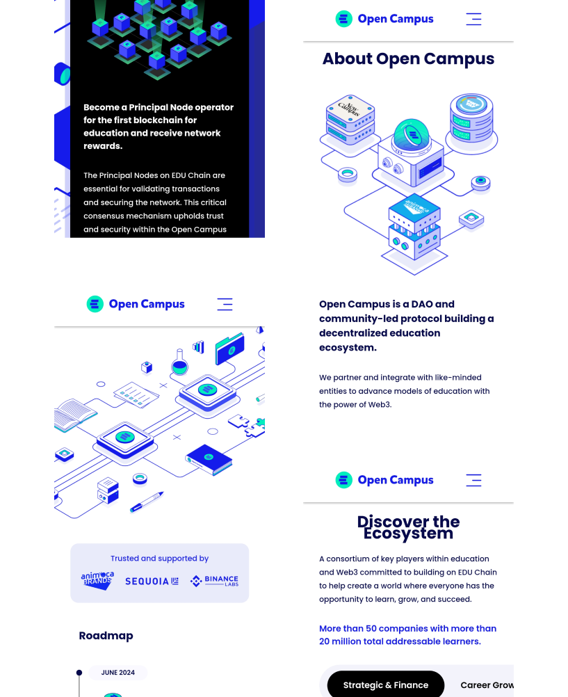Open Campus Development challenges