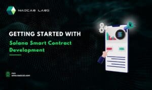 Developers coding Solana smart contracts in Rust to build scalable decentralized applications