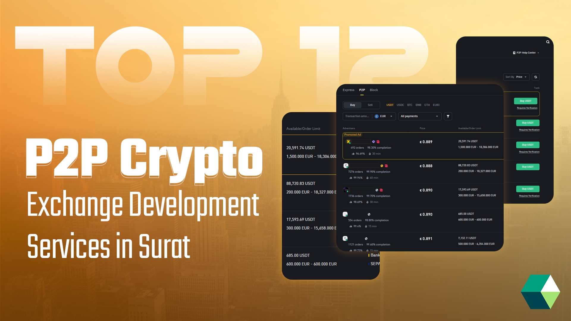 Top 12 P2P Crypto Exchange Development Services in Surat