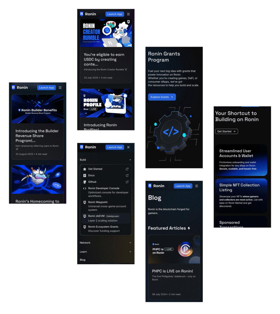 Rininchain More Screens