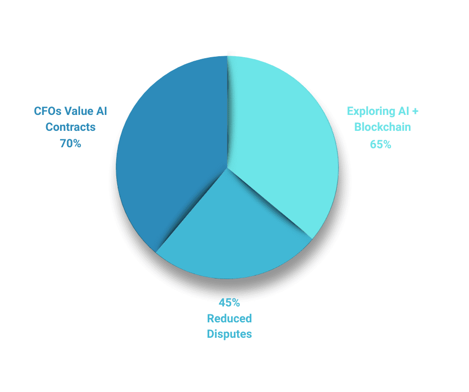 Businesses leverage AI powered smart contracts to enhance accuracy reduce errors and streamline operations