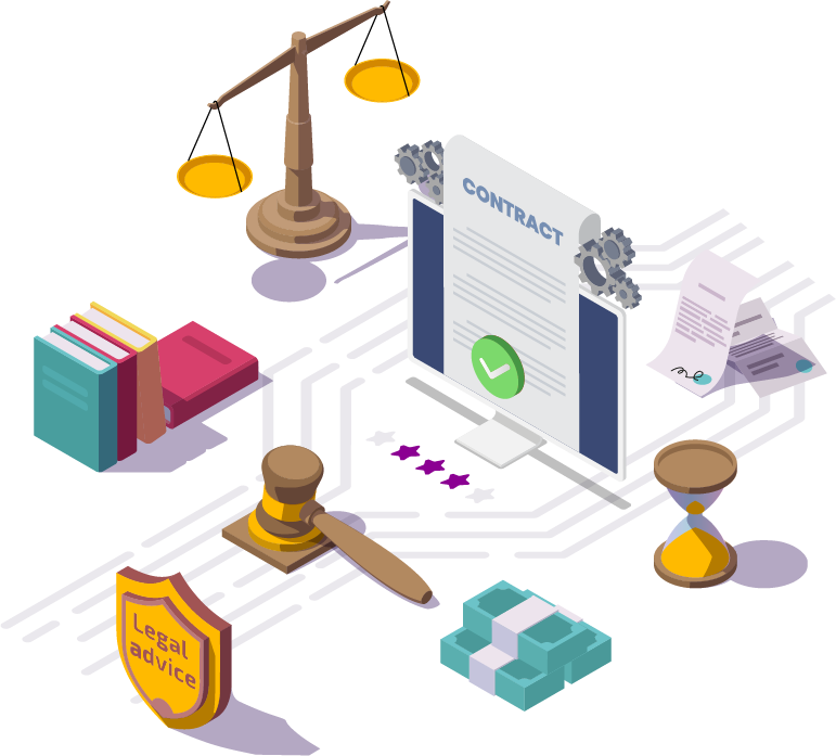 Applications of smart contracts automating legal agreements and improving government transparency